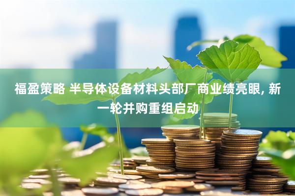 福盈策略 半导体设备材料头部厂商业绩亮眼, 新一轮并购重组启动